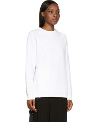 Acne Studios White Oversized Nikoleta Sweatshirt