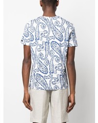 Etro All Over Paisley Print T Shirt