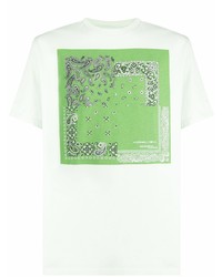 Kenzo Bandana Print Organic Cotton T Shirt