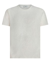 Etro Paisley Print Cotton T Shirt