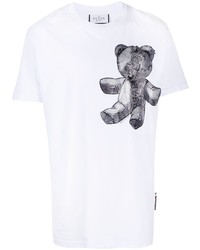 Philipp Plein Teddy Bear Paisley Print T Shirt