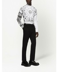 Dolce & Gabbana Dg Bandana Print Slim Fit Shirt