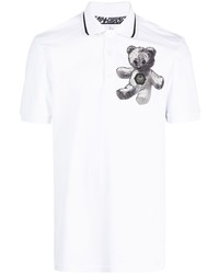 Philipp Plein Paisley Teddy Bear Polo Shirt