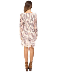 See by Chloe Crepon Paisly Tier Dress