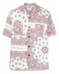 Sacai Bandana Print Cotton Shirt
