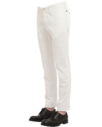 Lardini 18cm Stretch Cotton Twill Pants