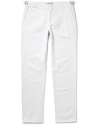 Orlebar Brown Bedlington Cotton And Linen Blend Trousers
