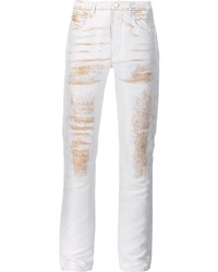 Calvin Klein Collection Metallic Detail Tapered Trousers