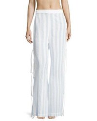 JONATHAN SIMKHAI Cotton Voile Side Tie Pants