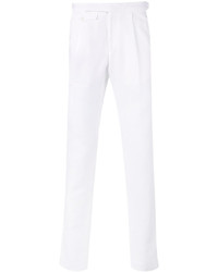 Incotex Flap Detail Tapered Trousers