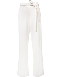 Halston Heritage Belted Straight Trousers