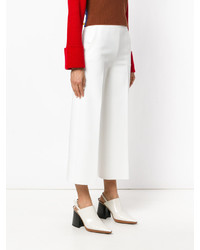 MSGM High Waisted Cropped Trousers