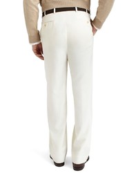 Brooks Brothers Madison Fit Plain Front Classic Gabardine Trousers