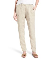 Eileen Fisher Petite Organic Linen Slouchy Pants