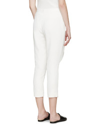 Dion Lee White Folded Sail Trousers