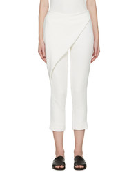 Dion Lee White Folded Sail Trousers