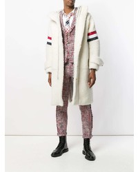 Thom Browne Articulated Dyed Shearling Hooded Parka