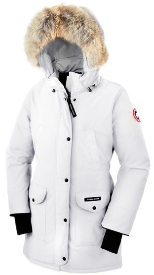 Trillium regular fit down parka with genuine coyote store fur trim