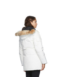 Canada Goose White Down Expedition Parka