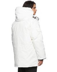 Canada Goose White Down Fur Free Expedition Parka