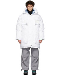 Canada Goose White Northern Lights Down Snow Mantra Parka