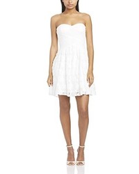 Adrianna Papell Hailey By Strapless Cross Top Party Dress