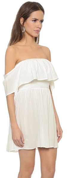 Renamed Solid Off Shoulder Dress, $50 | shopbop.com | Lookastic