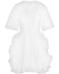 Giambattista Valli Ruffled Cotton Twill Mini Dress