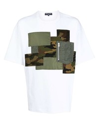 Comme des Garcons Homme Comme Des Garons Homme Camouflage Panel Detail T Shirt