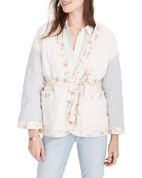 Madewell X The New Denim Project Patchwork Wrap Jacket