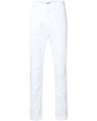 White Patchwork Jeans