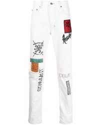 Ksubi Chitch Embroidered Patchwork Jeans