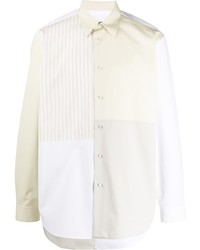 Jil Sander Long Sleeved Striped Pattern Shirt