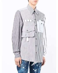 Dolce & Gabbana Patchwork Buttoned Up Shirt