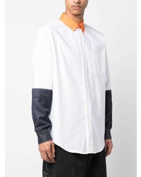 Junya Watanabe MAN Patchwork Long Sleeve Shirt