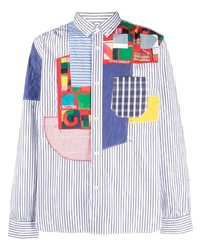 Junya Watanabe Patchwork Striped Shirt