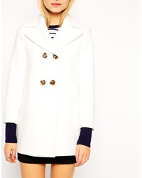 Asos Collection Pea Coat With Vintage Detail In Swing