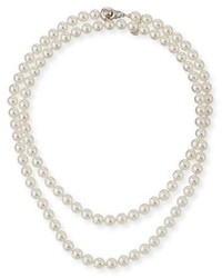 Majorica 8mm Simulated Pearl Necklace With Moveable Clasp 35