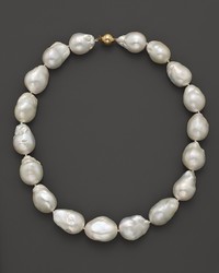 Bloomingdale's Baroque Freshwater Pearl Necklace In 14k Yellow Gold 17
