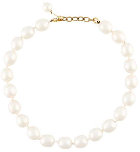 Chanel Vintage Faux Pearl Necklace, $1,033, farfetch.com