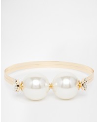 Asos Collection Big Faux Pearl Choker Necklace