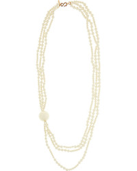 Kenneth Jay Lane Faux Pearl Necklace