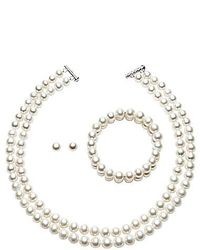 jcpenney Fine Jewelry Cultured Freshwater Pearl 3 Pc Jewelry Set