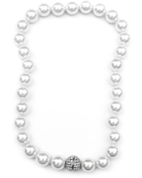Ly Leslie Pearl Pave Necklace