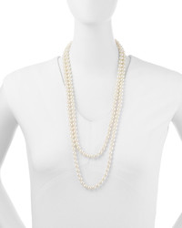 Seads Mara】Mantel chain pearl Necklace - アクセサリー