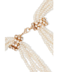 Rosantica Meraviglia Gold Tone Pearl And Crystal Necklace