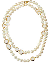 Kate Spade New York Faux Pearl Crystal Necklace