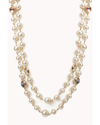 Forever 21 Opulent Faux Pearl Necklace