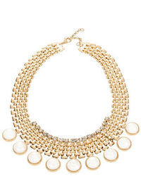 Panacea Multi Row Faux Pearl Collar Necklace