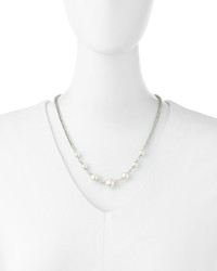 Majorica Pearly Station Necklace